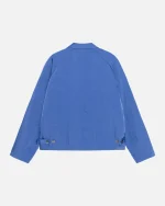 STUSSY SS LINK NYLON CLUB JACKET ROYAL