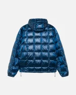 STUSSY MIDWEIGHT HOODED PUFFER ROYAL