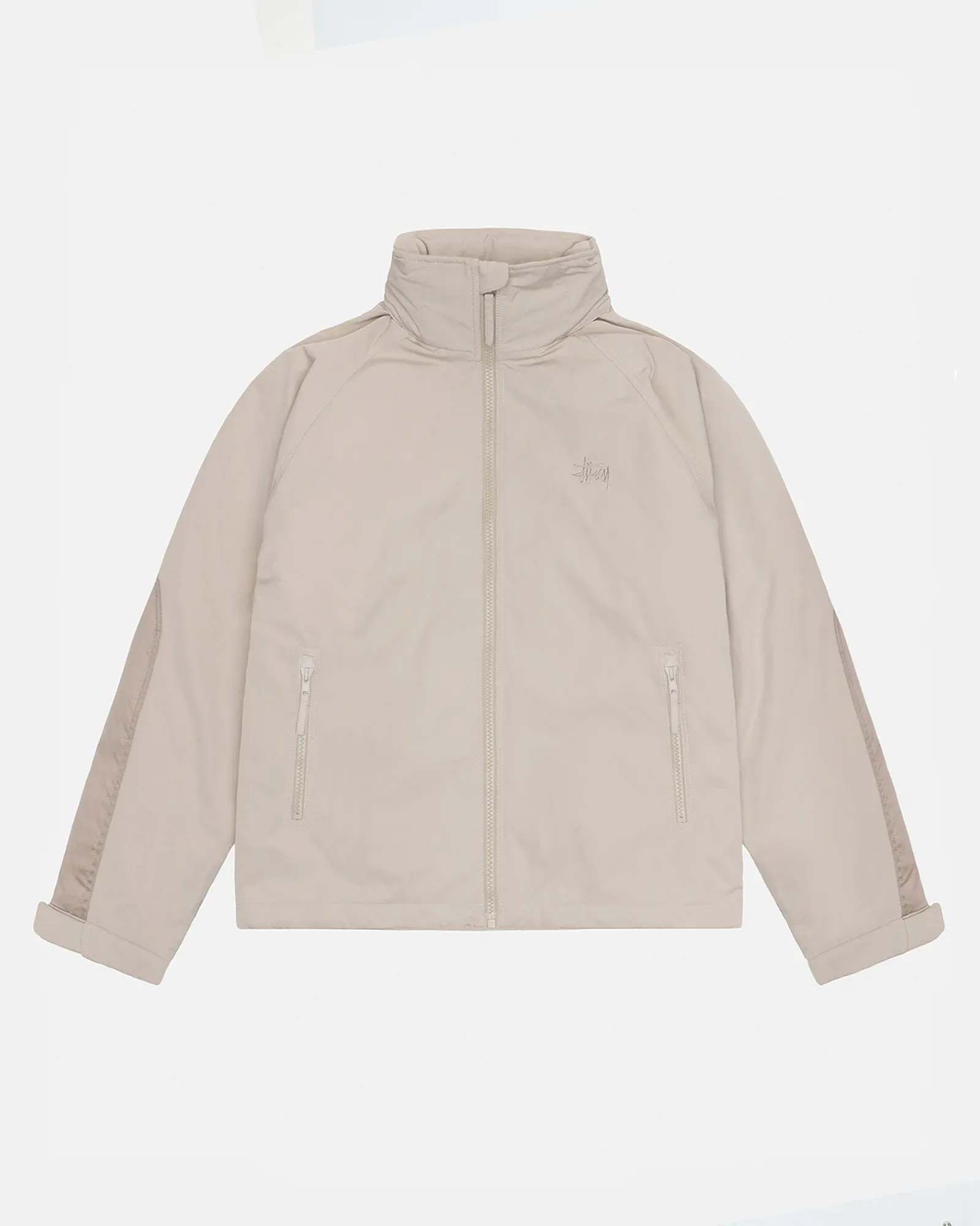 STUSSY SHORT MILITARY PARKA STONE STUSSY SHORT MILITARY PARKA STONE
