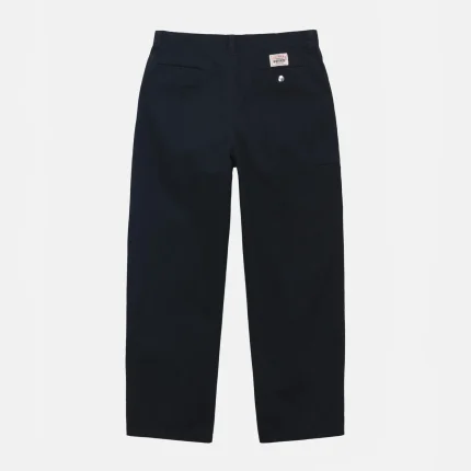 STUSSY CHINO WORK PANT BLACK