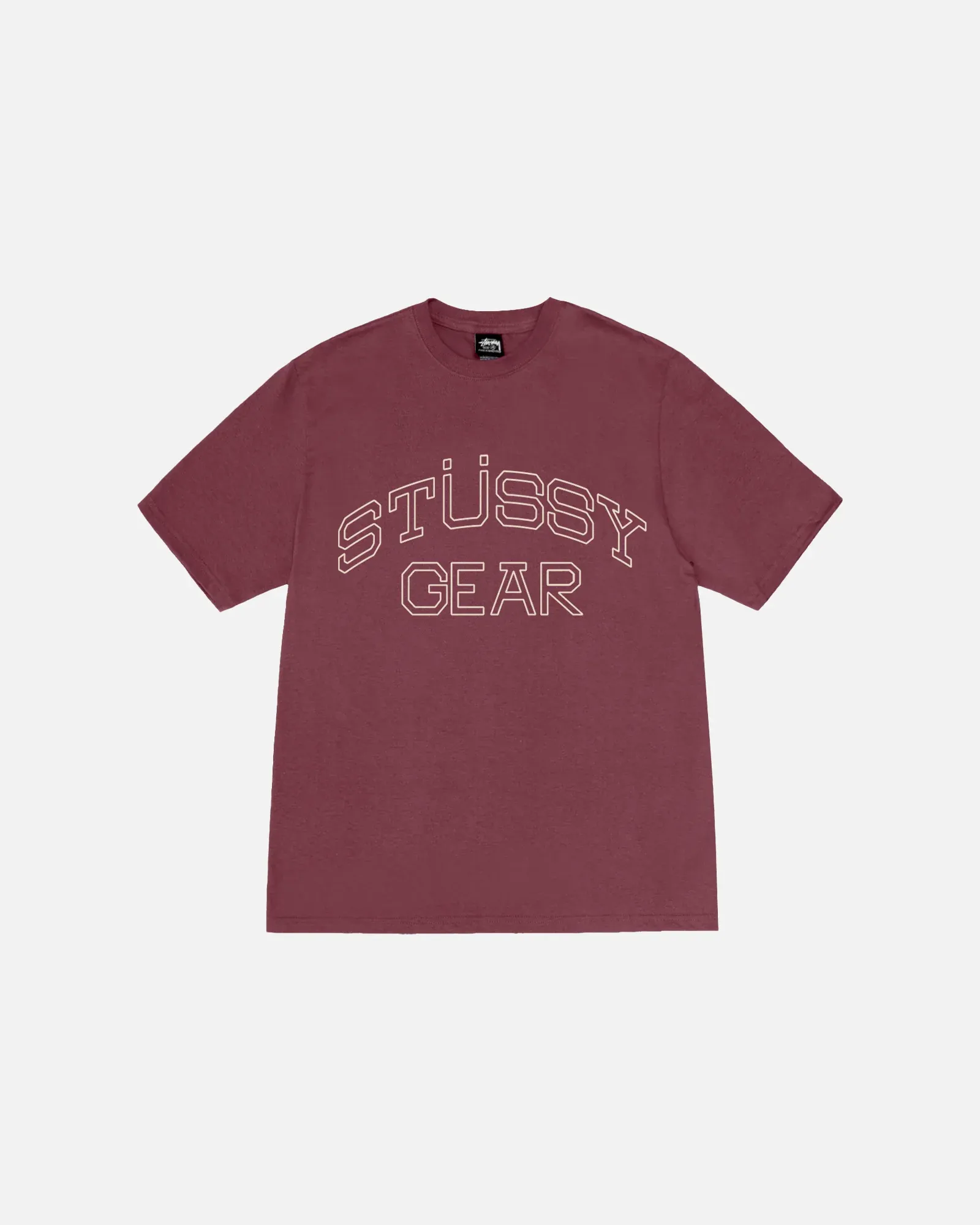 STÜSSY GEAR TEE OXBLOOD STÜSSY GEAR TEE OXBLOOD