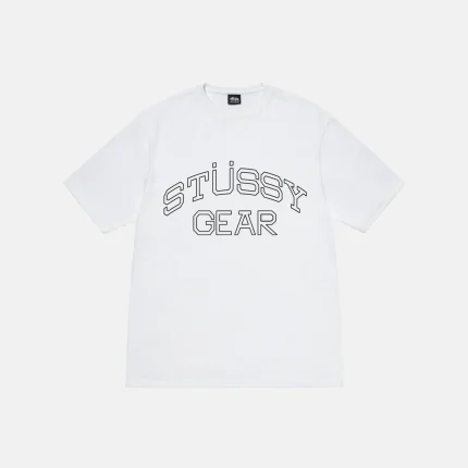 STÜSSY GEAR TEE WHITE