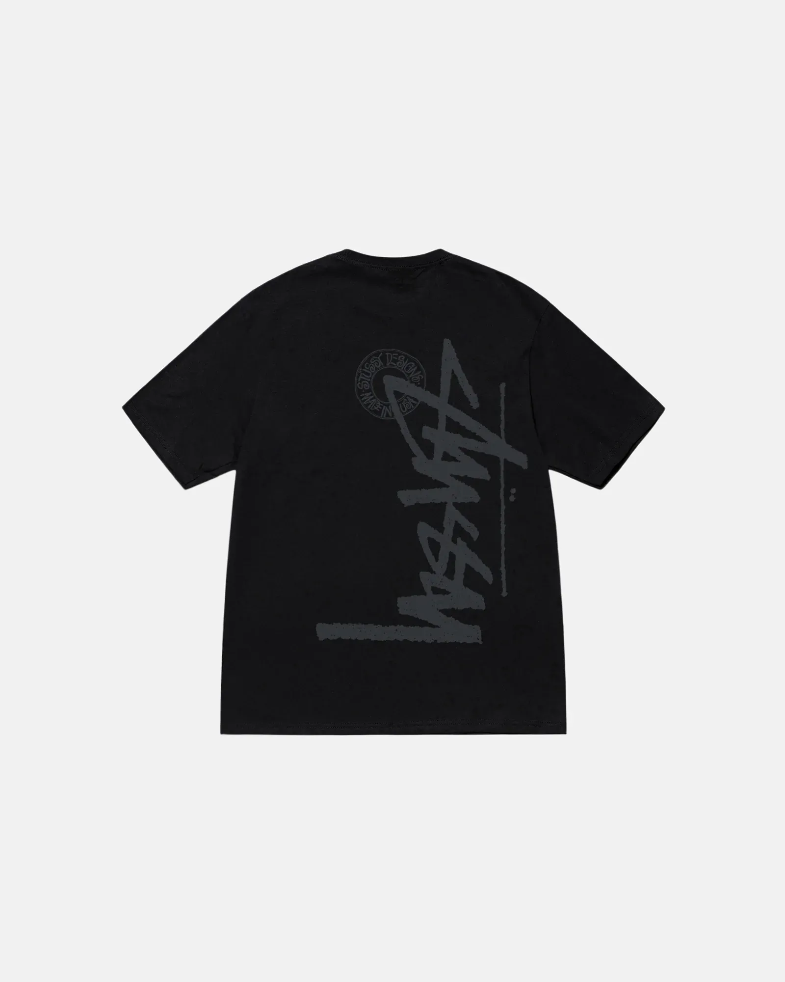 STUSSY BUANA STOCK TEE BLACK STUSSY BUANA STOCK TEE BLACK