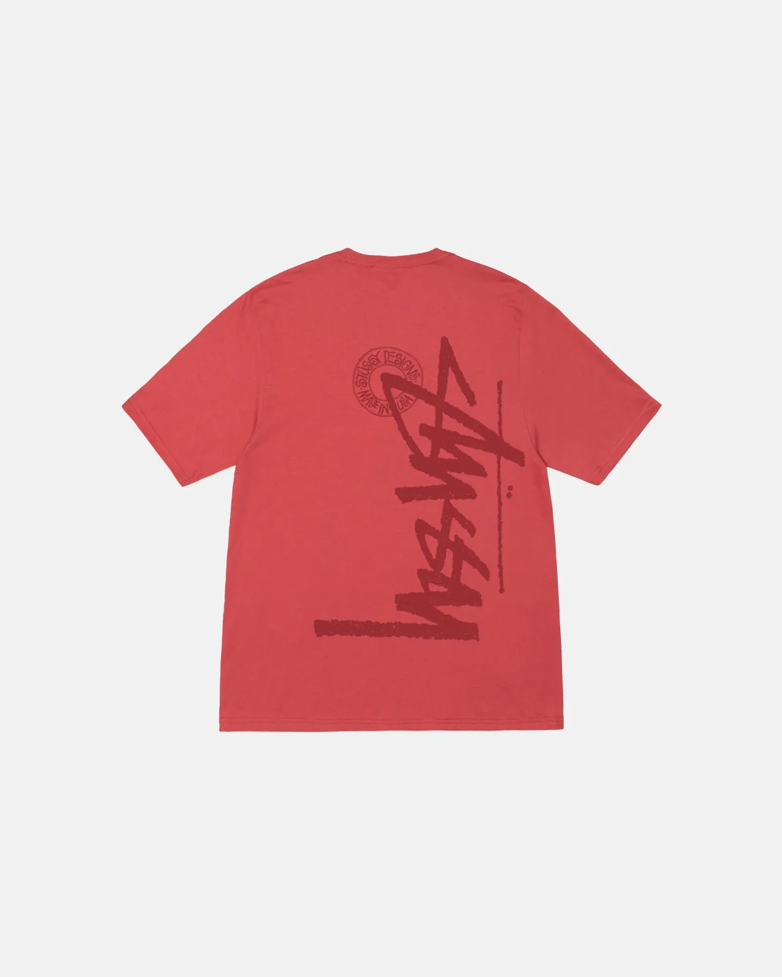 STUSSY BUANA STOCK TEE RED STUSSY BUANA STOCK TEE RED
