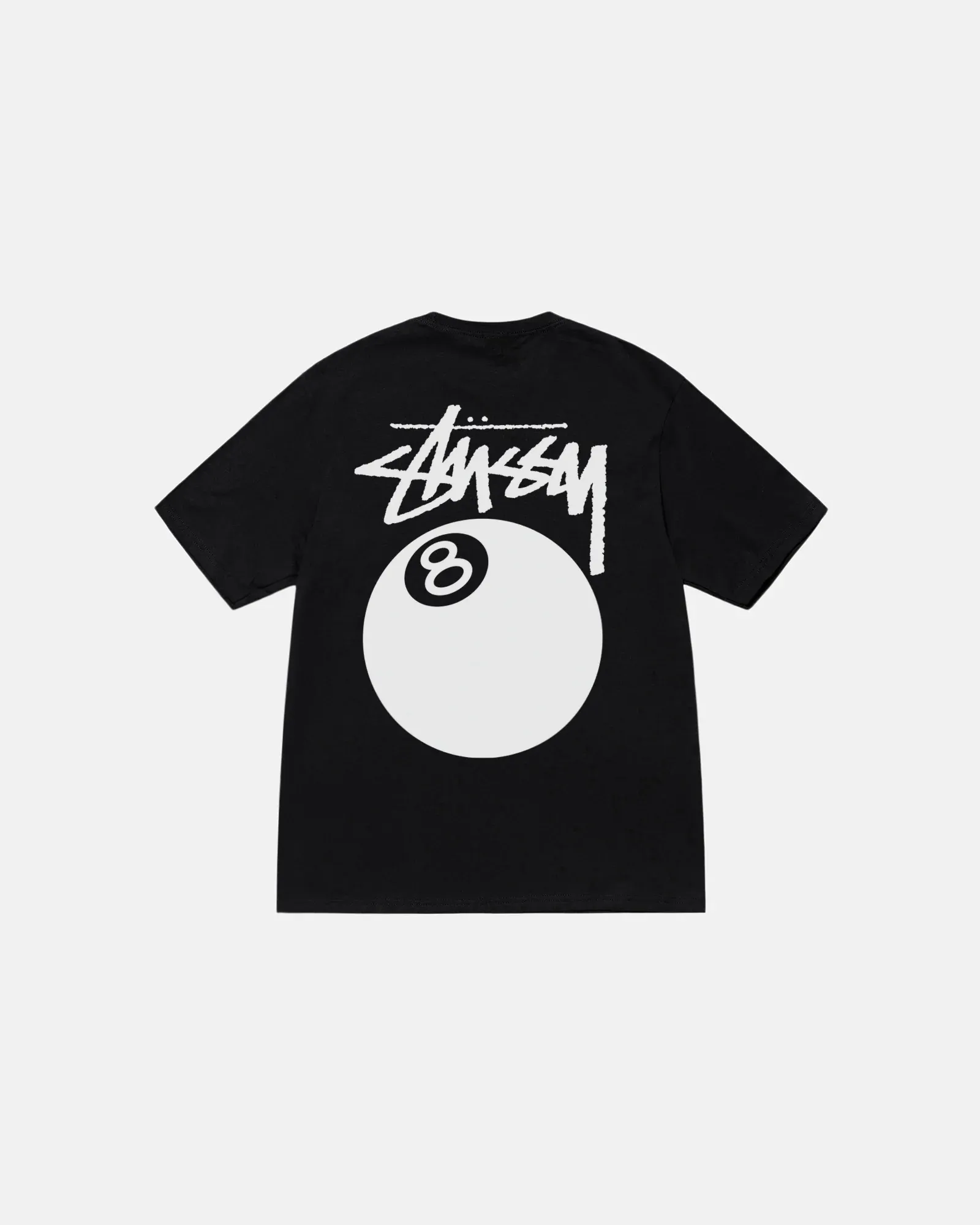 STUSSY 8 BALL TEE BLACK STUSSY 8 BALL TEE BLACK