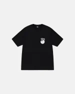 STUSSY 8 BALL TEE BLACK