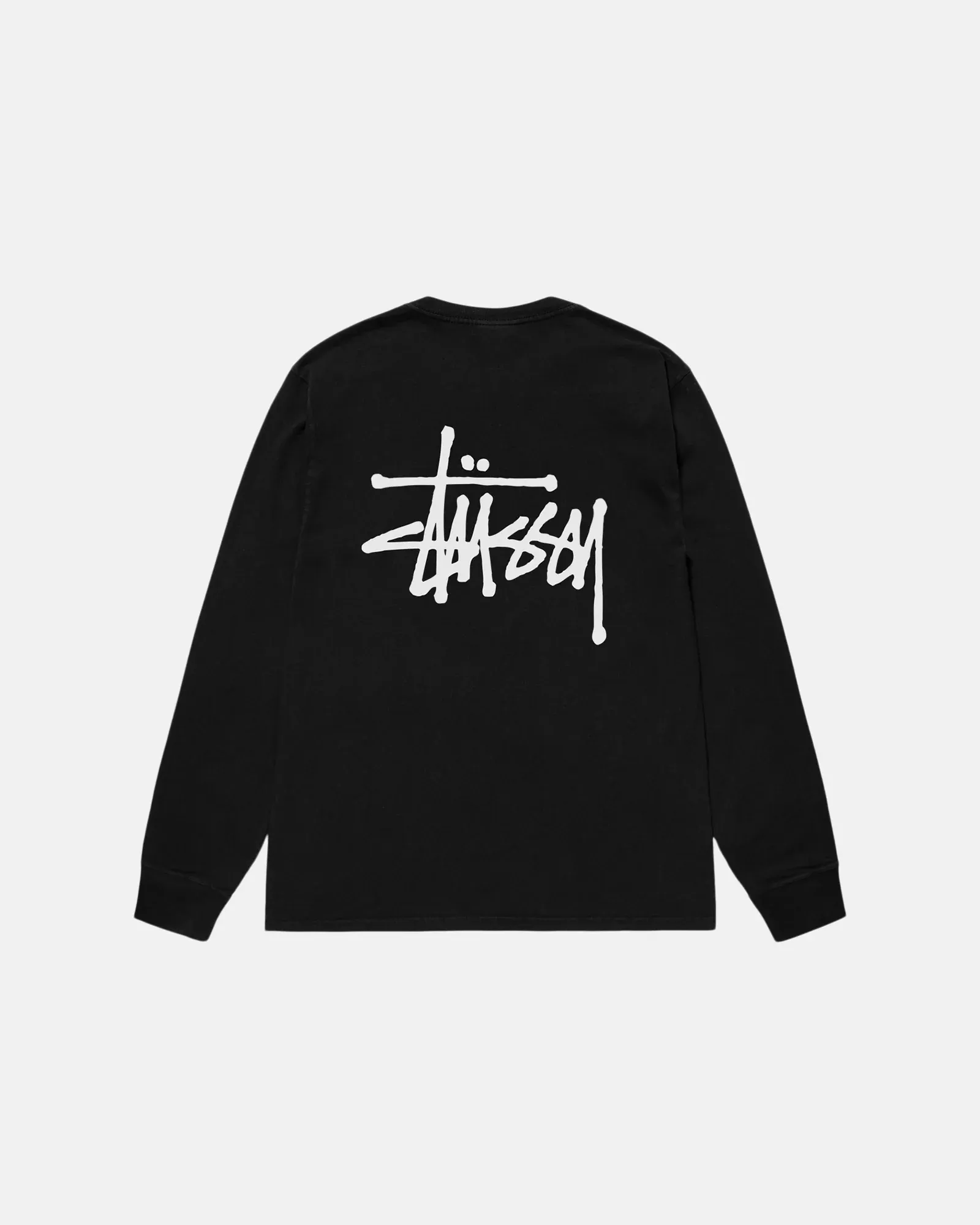 BASIC STÜSSY LS TEE PIGMENT DYED BLACK BASIC STÜSSY LS TEE PIGMENT DYED BLACK