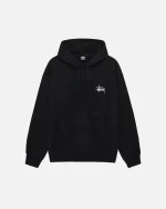 BASIC STÜSSY HOODIE BLACK 2