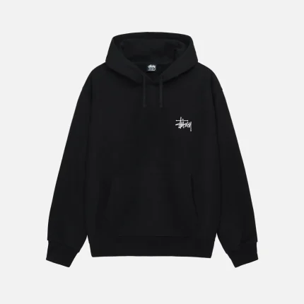 BASIC STÜSSY HOODIE BLACK 2