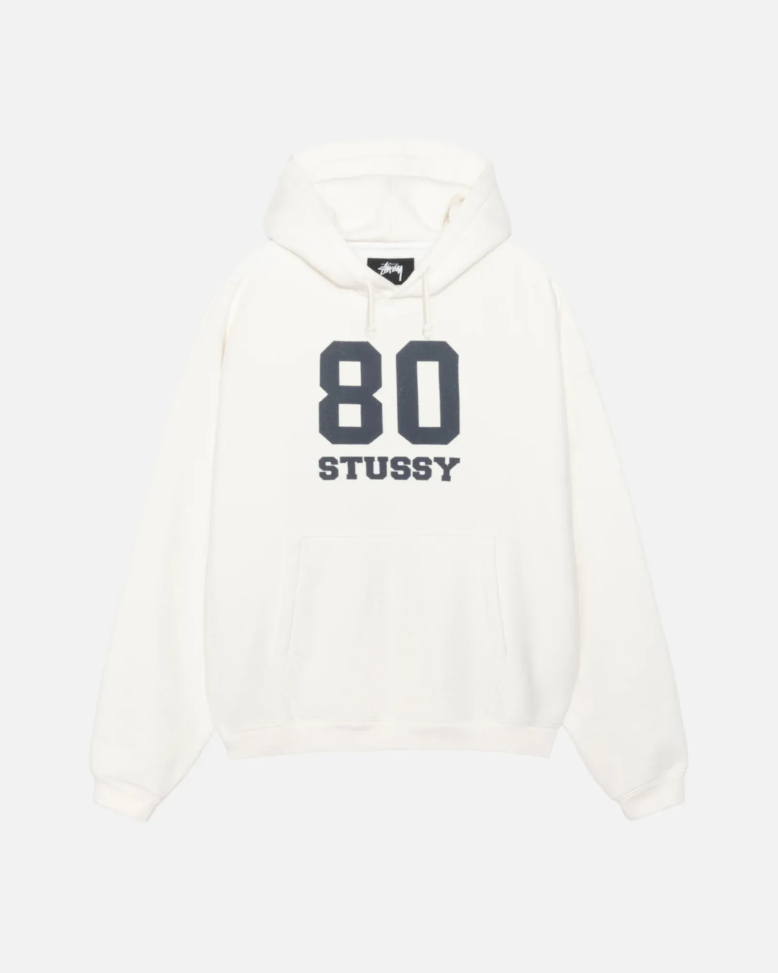 STUSSY 80 RELAXED HOODIE OFF WHITE STUSSY 80 RELAXED HOODIE OFF WHITE