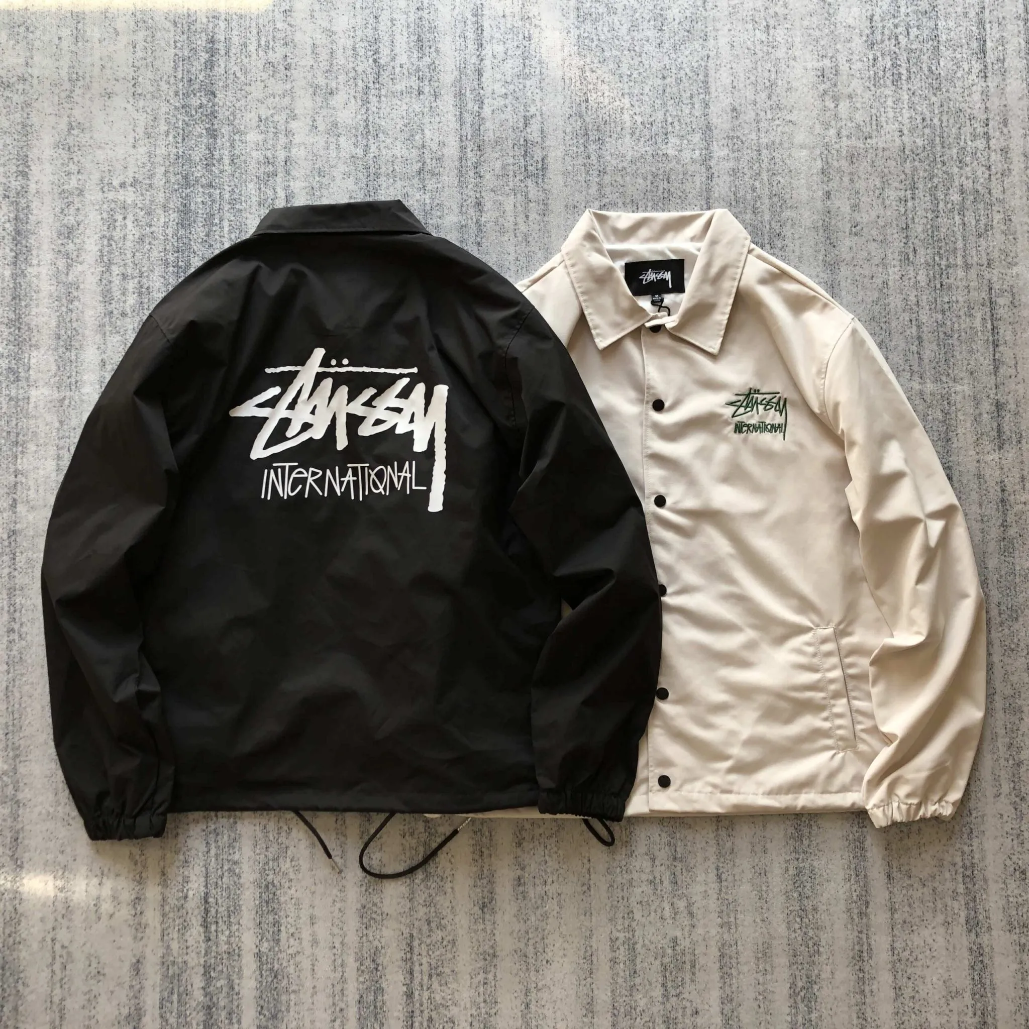 Stussy Smooth Coach International Logo Jacket Stussy Smooth Coach International Logo Jacket