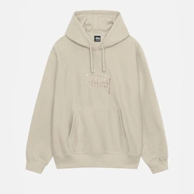 BASIC APPLIQUE STUSSY HOODIE
