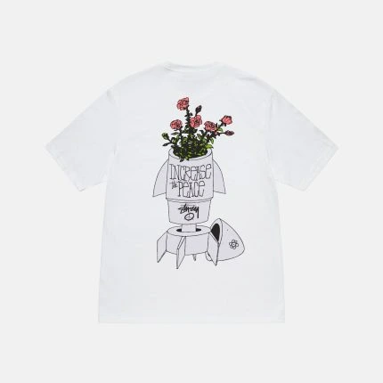 FLOWER BOMB TEE WHITE